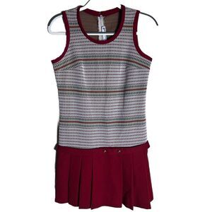 Gibson Red and Gray Mini Dress